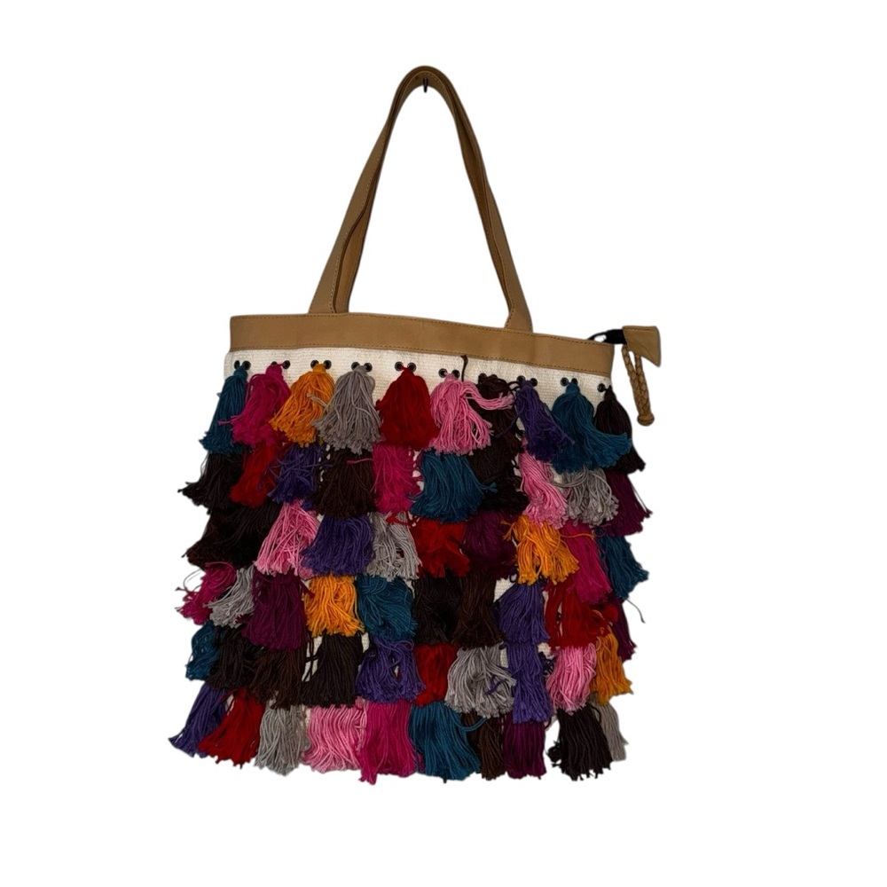 Noonday Collection la Gloria tassel tote